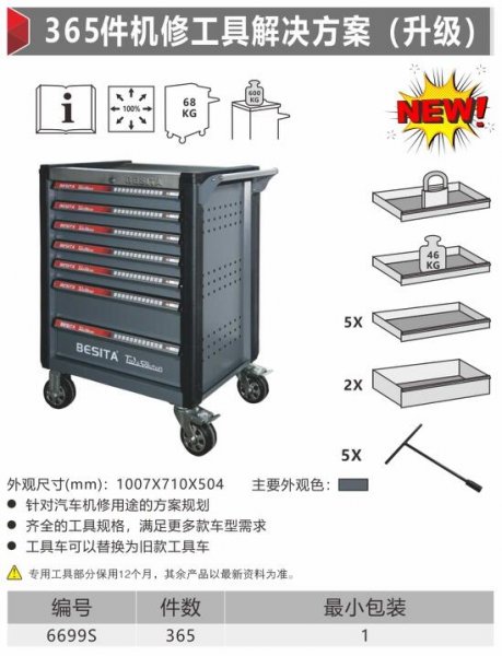 百思泰365件機(jī)修工具