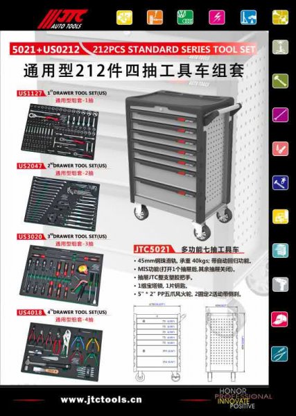 臺(tái)灣JTC212件工具